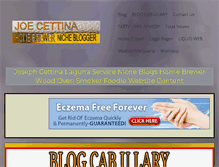 Tablet Screenshot of joecettina.com